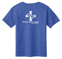 64000B-Youth Players tee, heather royal #2